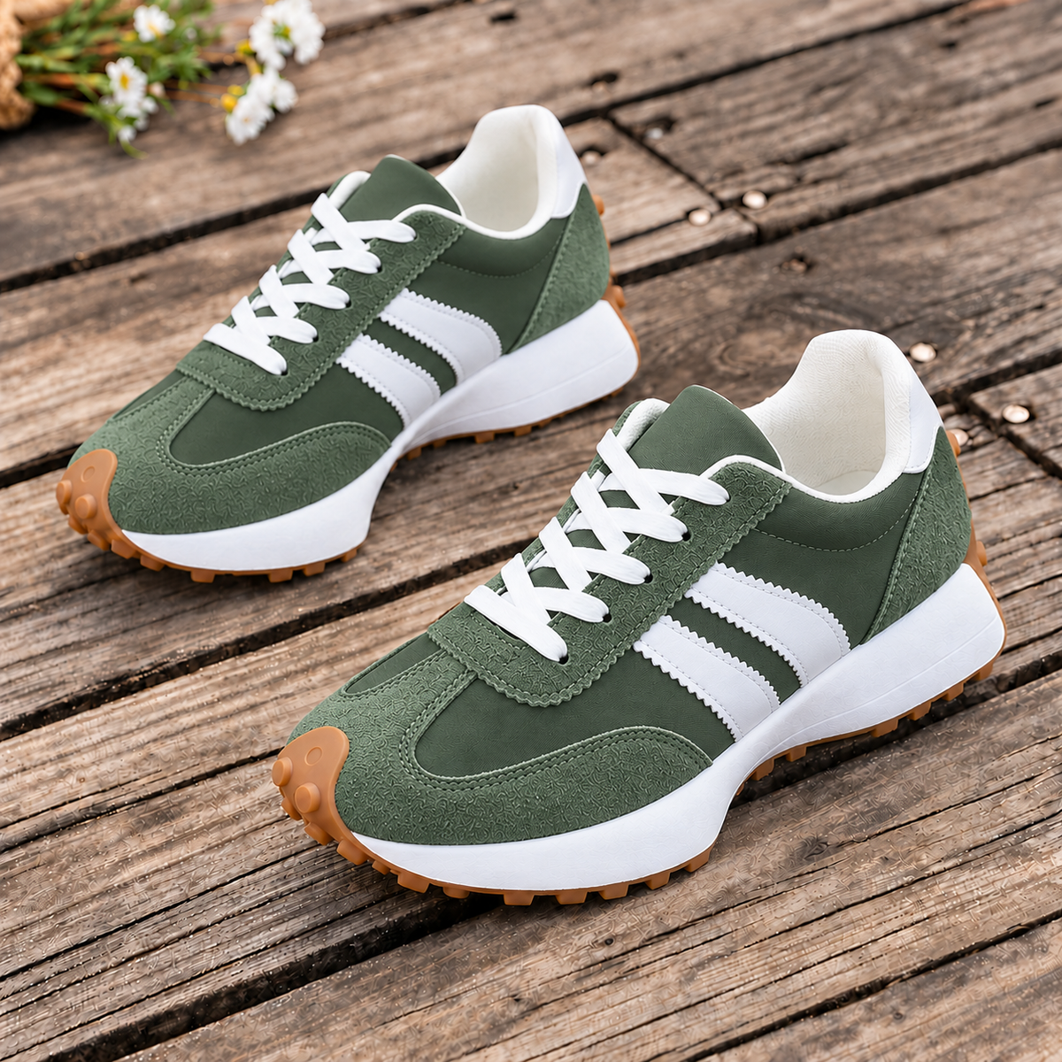 Sanne™ | Orthopedische Retro Sneakers Met Plateauzool