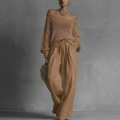 Clarisse™ | Off Shoulder Tweedelige Set