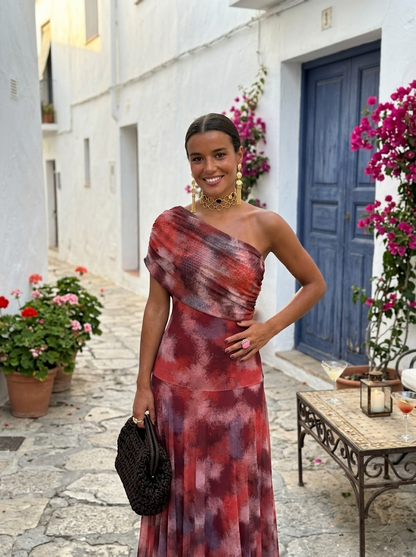 Venne™ | Stijlvolle Maxi Jurk Met Print