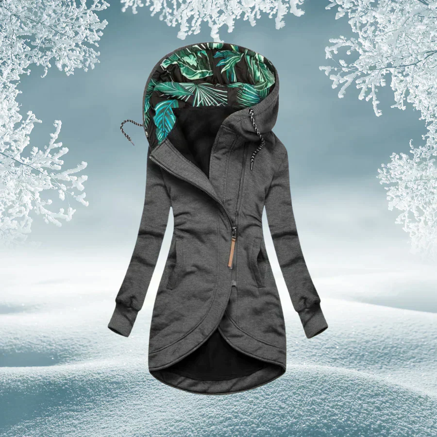 Loes™ | Warme Tussenjas met Capuchon 10