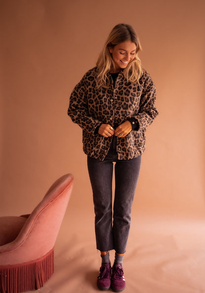 Romi™ | Trendy Jas Met Luipaardprint 9