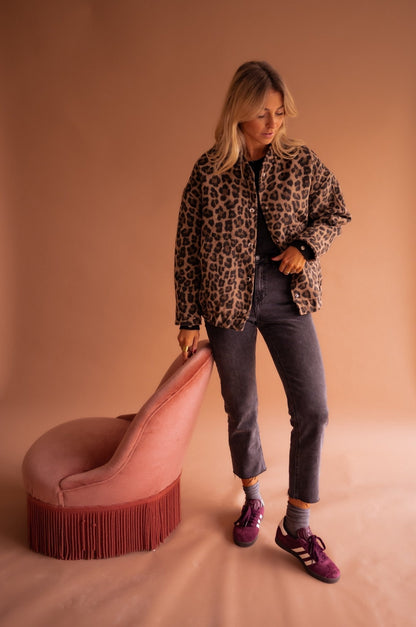 Romi™ | Trendy Jas Met Luipaardprint 5