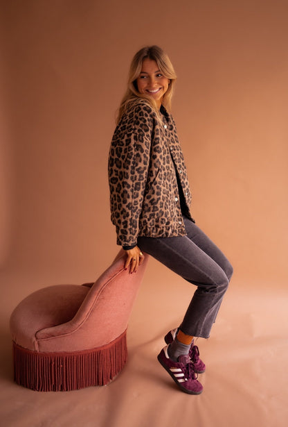 Romi™ | Trendy Jas Met Luipaardprint 8