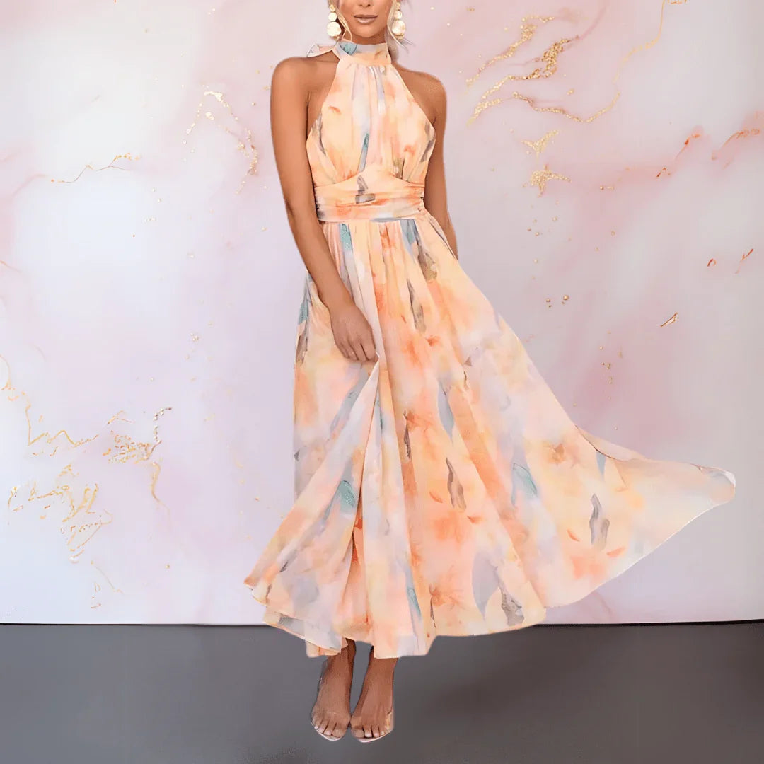 Meya™ | Chique Halter Maxi Jurk