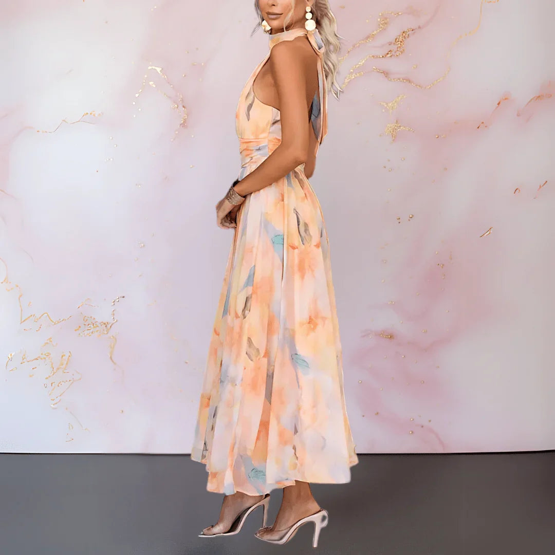 Meya™ | Chique Halter Maxi Jurk