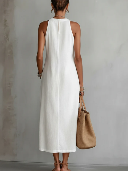Sanne™ | Elegante Kant Detail Midi Jurk