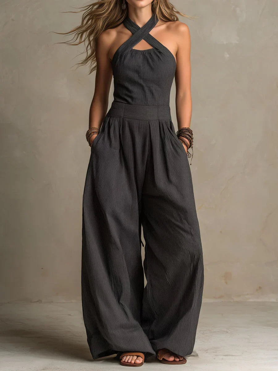 Lara™ | Elegante Jumpsuit Met Kruishals