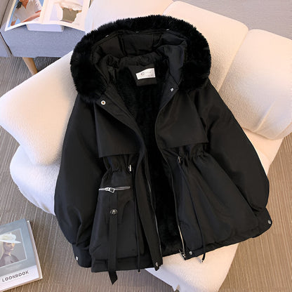 Hanne™ | Elegante Jas Met Bontkraag en Capuchon 2