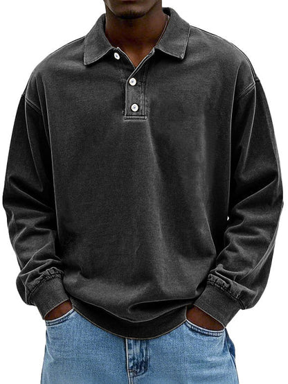 Pieter™ | Stijlvolle Poloshirt met Lange Mouwen