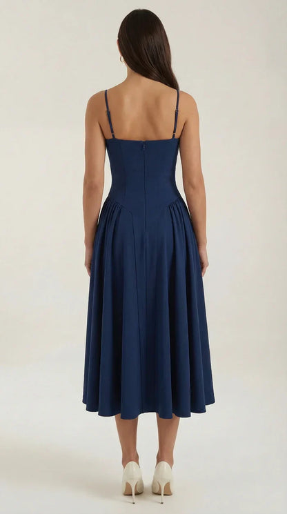 Mila™ | Elegante Midi Jurk Met Bandjes
