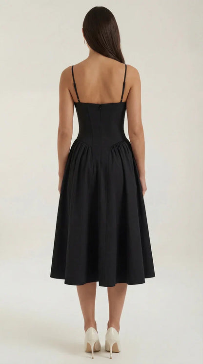 Mila™ | Elegante Midi Jurk Met Bandjes