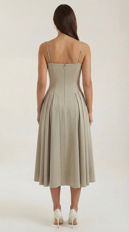 Mila™ | Elegante Midi Jurk Met Bandjes