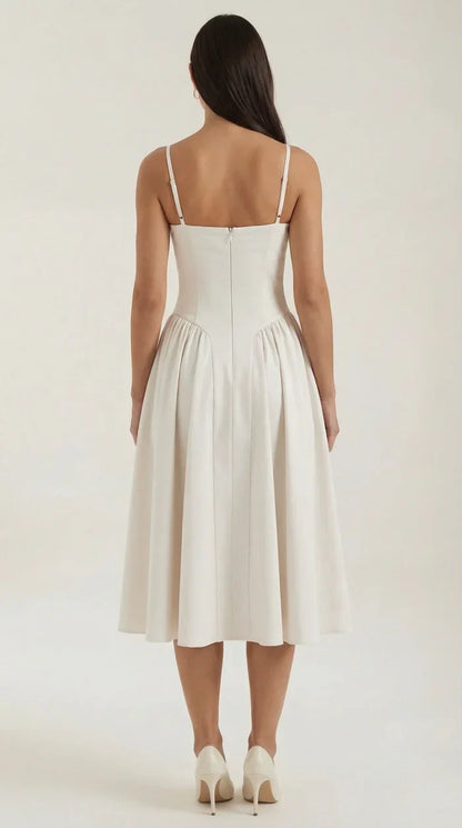 Mila™ | Elegante Midi Jurk Met Bandjes