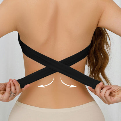 Lune™ | Strapless Wireless BH Met Crossover Zijsluiting