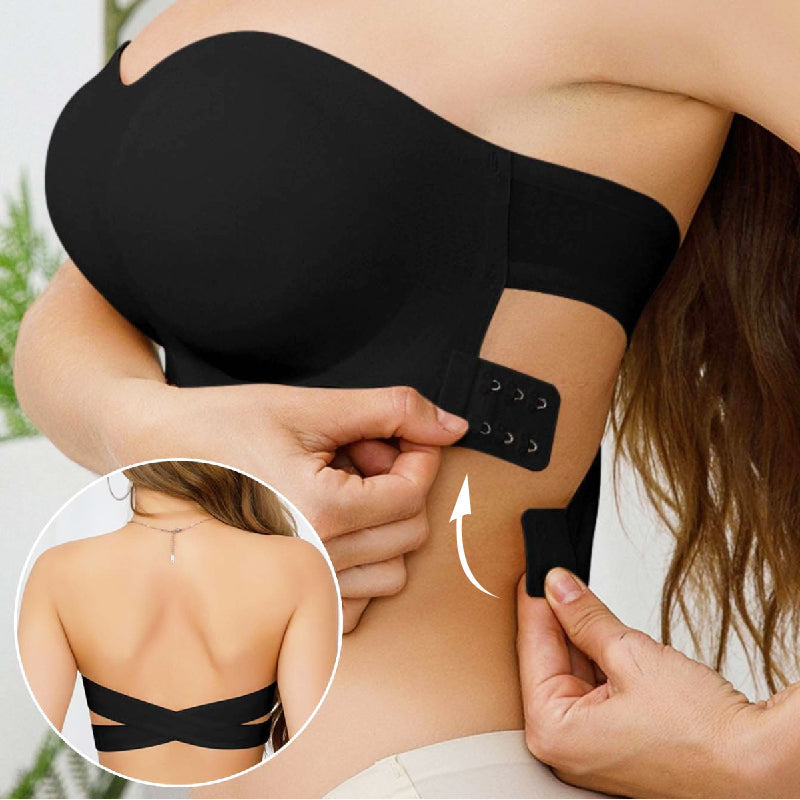 Lune™ | Strapless Wireless BH Met Crossover Zijsluiting