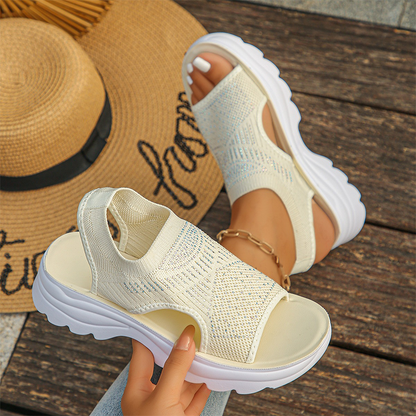 Maris™ | Ademende Plateau Sandalen