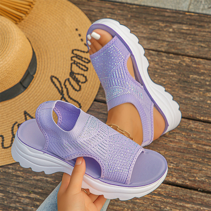 Maris™ | Ademende Plateau Sandalen