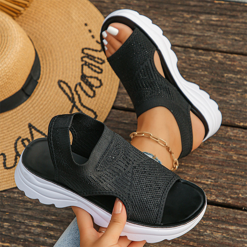 Maris™ | Ademende Plateau Sandalen