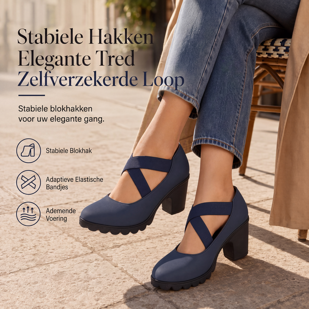 Coralie™ | Orthopedische Mary Jane Schoenen Met Blokhak