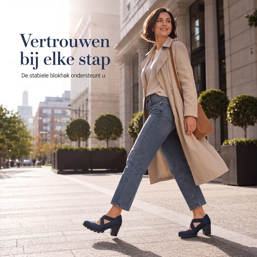 Coralie™ | Orthopedische Mary Jane Schoenen Met Blokhak