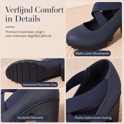 Coralie™ | Orthopedische Mary Jane Schoenen Met Blokhak