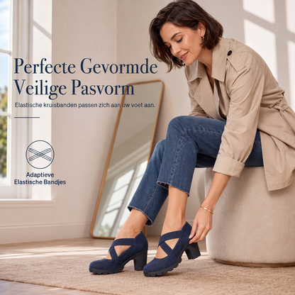 Coralie™ | Orthopedische Mary Jane Schoenen Met Blokhak