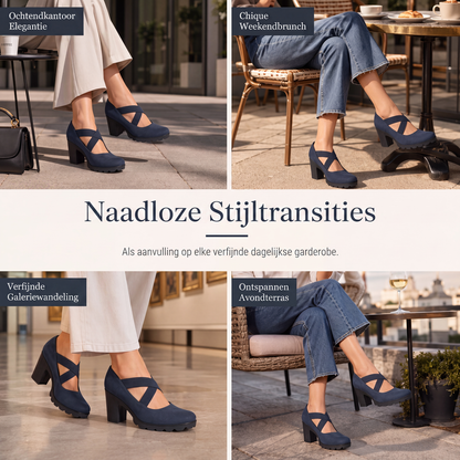 Coralie™ | Orthopedische Mary Jane Schoenen Met Blokhak