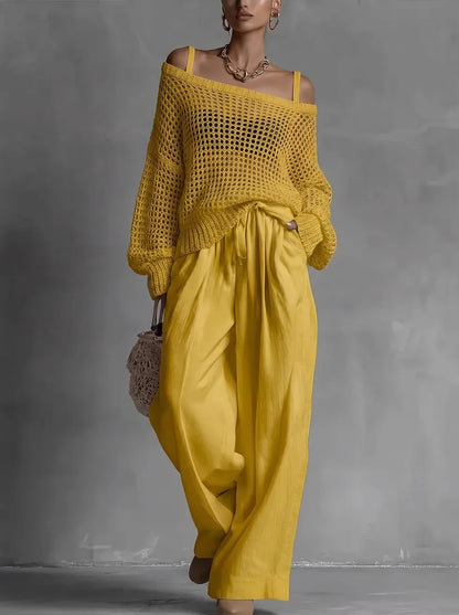 Clarisse™ | Off Shoulder Tweedelige Set