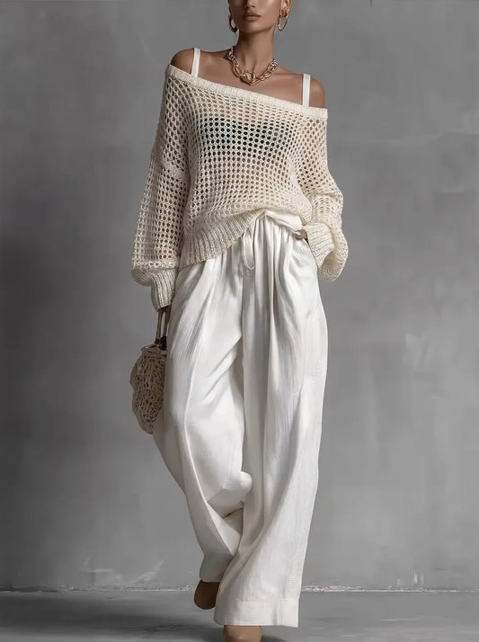 Clarisse™ | Off Shoulder Tweedelige Set
