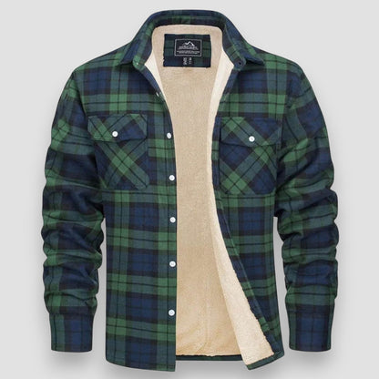 Axel™ | Casual Geruite Shirt Jas