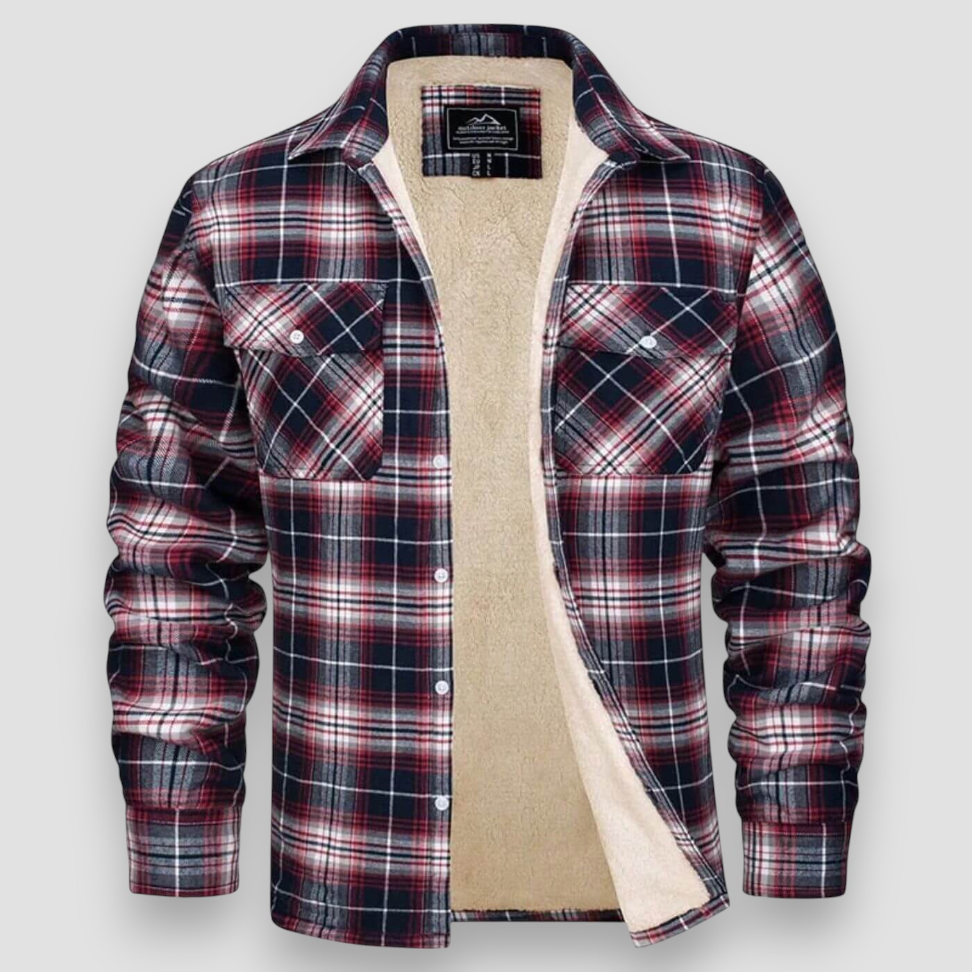 Axel™ | Casual Geruite Shirt Jas