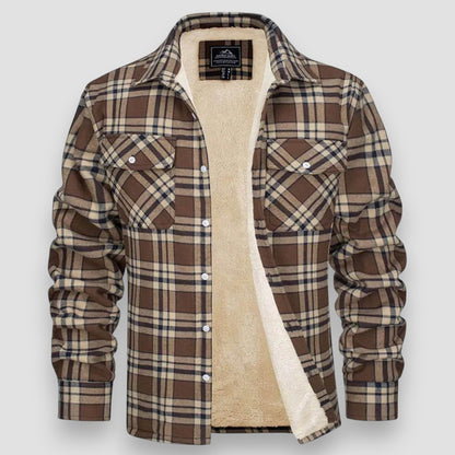 Axel™ | Casual Geruite Shirt Jas