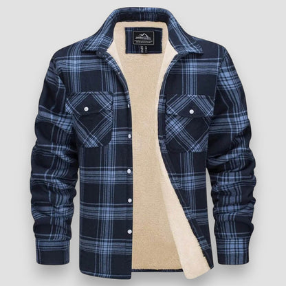 Axel™ | Casual Geruite Shirt Jas