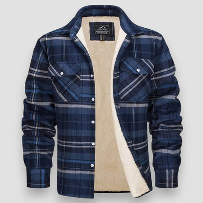 Axel™ | Casual Geruite Shirt Jas