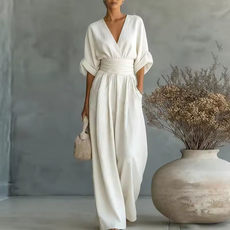 Georgina™ | Elegante Jumpsuit Met V Hals