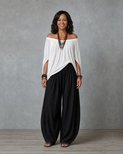 Loes™ | Relaxte Off-Shoulder 2-Delige Set