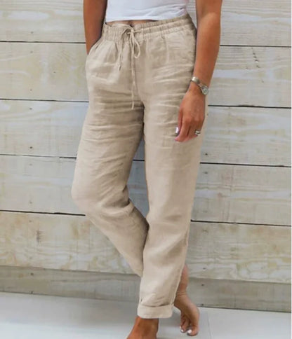Rosalie™ | Comfortabele Broek Met Wijde Pijpen En Trekkoord 2