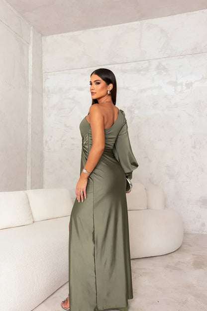 Vina™ | Stijlvolle Gedrapeerde Midi Jurk (copy)
